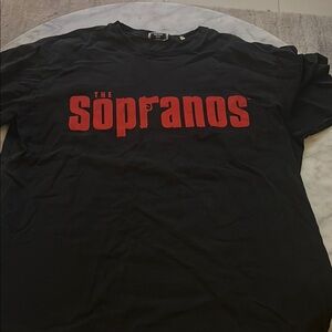 Kith Black and Red Sopranos Short Sleeve Tee